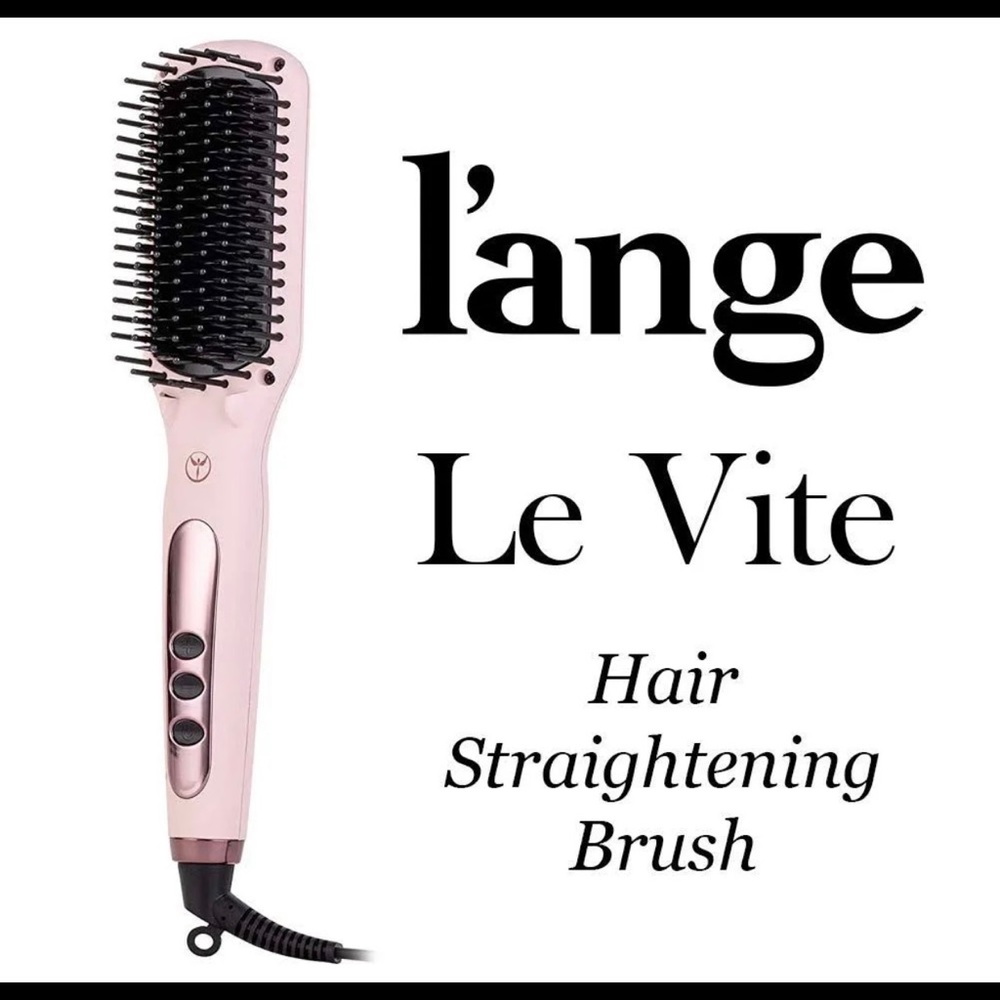 Brand New The L'ange Straightening Brush PINK (orig. box still wrapped)